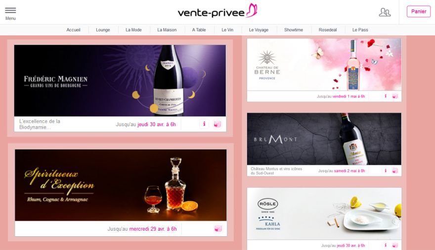 Vente-privee.com © i-Winemaker.com